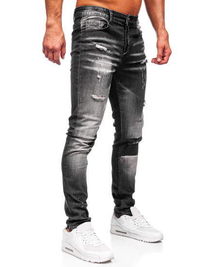 Herr Jeans Slim Fit Svart Bolf MP0168N