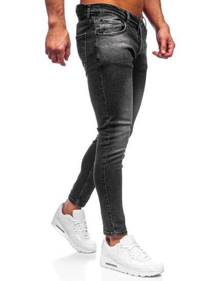 Herr Jeans Slim Fit Svart Bolf R927