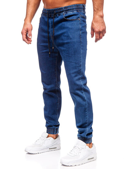 Herr Jeans-joggers Marinblå Bolf 8102