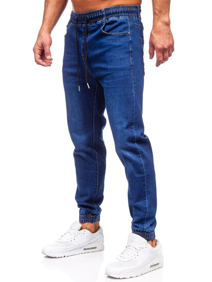 Herr Jeans-joggers Marinblå Bolf 8125