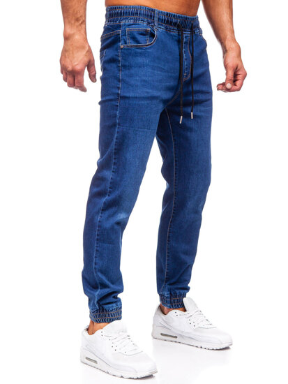 Herr Jeans-joggers Marinblå Bolf 8125