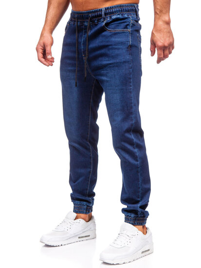 Herr Jeans-joggers Marinblå Bolf 8131