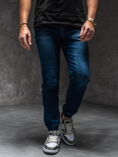 Herr Jeans-joggers Marinblå Bolf 8152A1