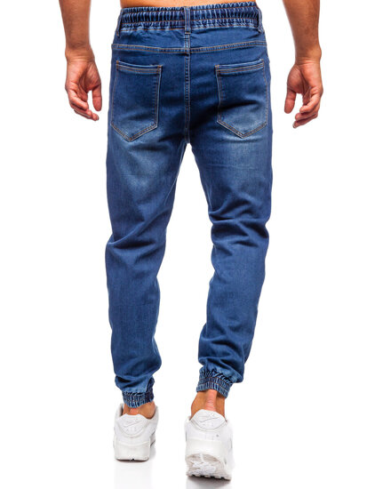 Herr Jeans-joggers Marinblå Bolf 8163