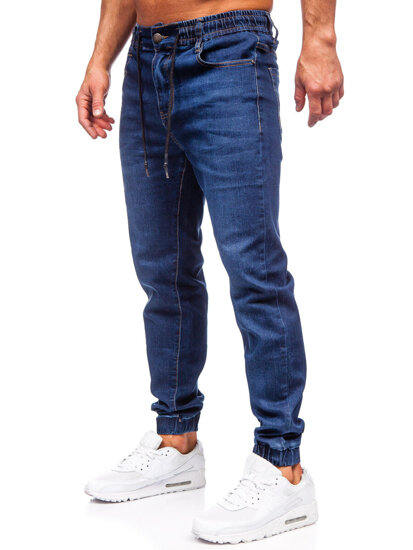 Herr Jeans-joggers Marinblå Bolf 9091