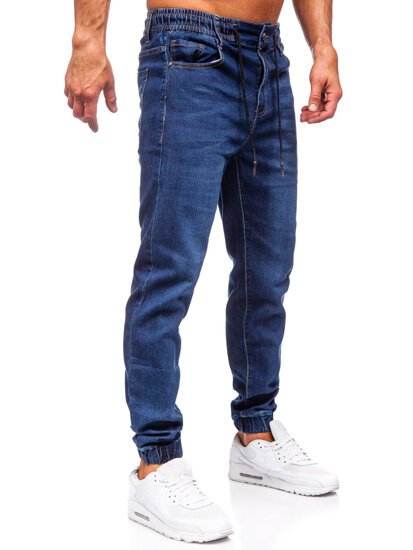 Herr Jeans-joggers Marinblå Bolf 9091