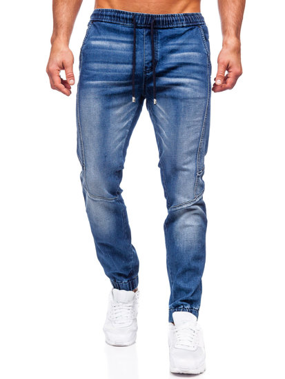 Herr Jeans-joggers Marinblå Bolf MP0115BS