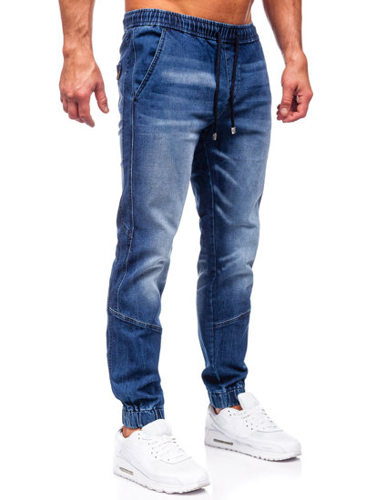 Herr Jeans-joggers Marinblå Bolf MP0118BS