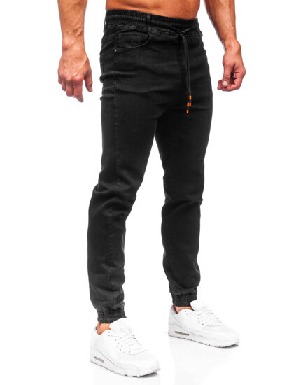 Herr Jeans-joggers Svart Bolf 8112