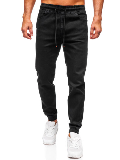 Herr Jeans-joggers Svart Bolf 8160