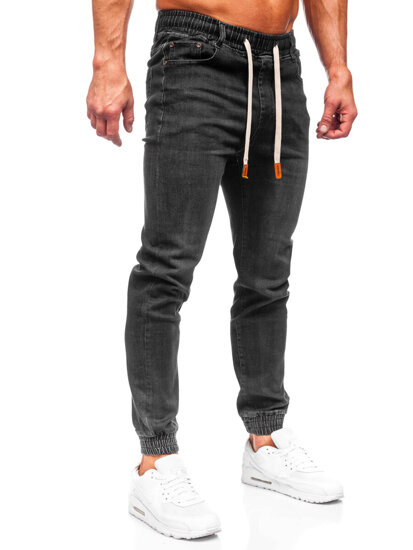 Herr Jeans-joggers Svart Bolf 9070