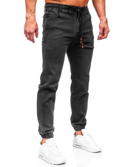 Herr Jeans-joggers Svart Bolf 9101