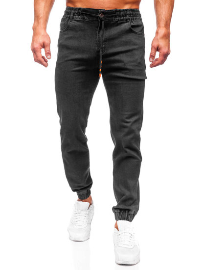 Herr Jeans-joggers Svart Bolf 9101