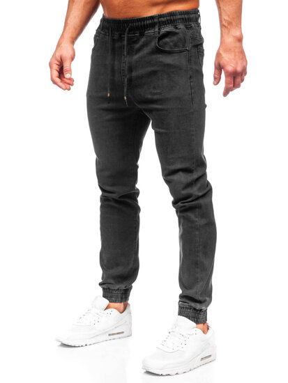 Herr Jeans-joggers Svart Bolf 9102