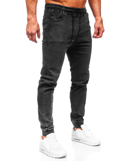 Herr Jeans-joggers Svart Bolf 9102