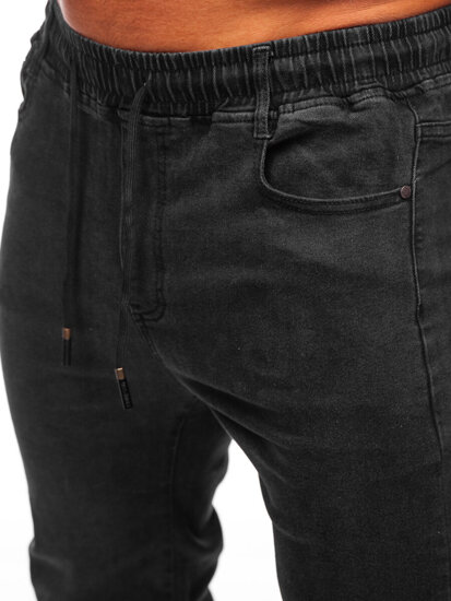 Herr Jeans-joggers Svart Bolf 9102