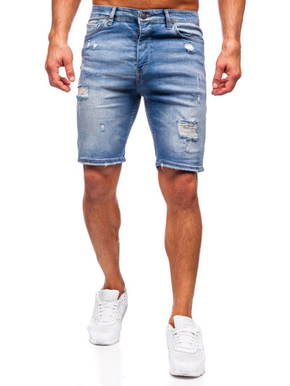 Herr Jeansshorts Blå Bolf 0367