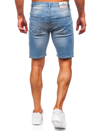 Herr Jeansshorts Blå Bolf 0464