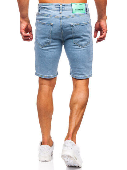 Herr Jeansshorts Blå Bolf 0760