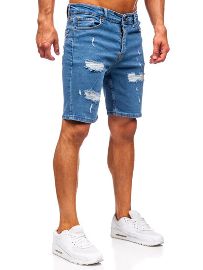 Herr Jeansshorts Blå Bolf 0786