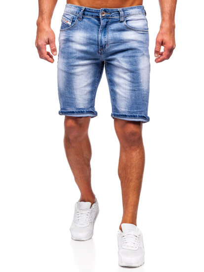 Herr Jeansshorts Blå Bolf NG60360