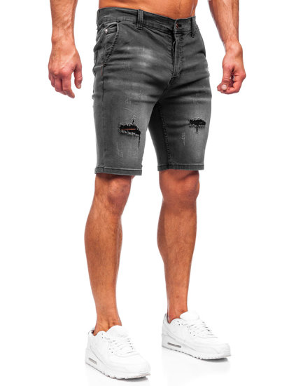 Herr Jeansshorts Grå Bolf MP0036G