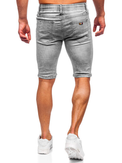 Herr Jeansshorts Grå Bolf TF235