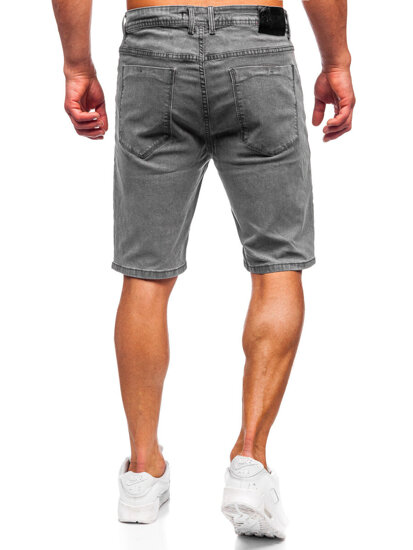 Herr Jeansshorts Grafitgrå Bolf MP0274