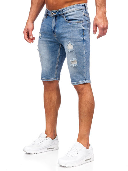 Herr Jeansshorts Himmelsblå Bolf KG3912