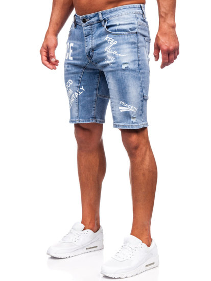 Herr Jeansshorts Himmelsblå Bolf MP0259BC