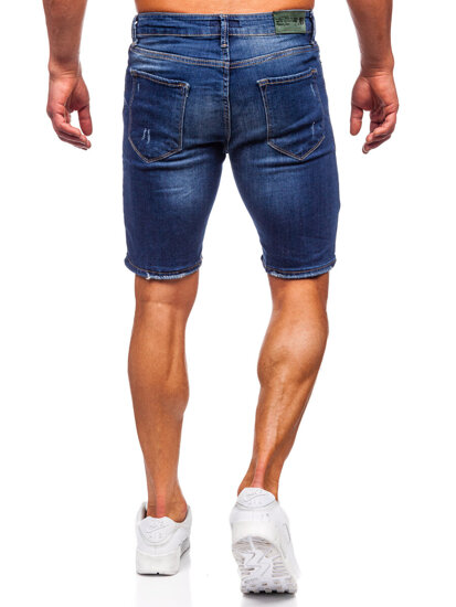 Herr Jeansshorts Marinblå Bolf 0368