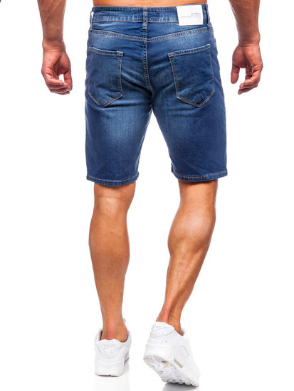 Herr Jeansshorts Marinblå Bolf 0423