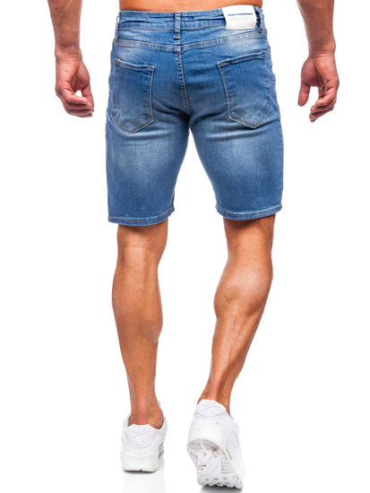 Herr Jeansshorts Marinblå Bolf 0466