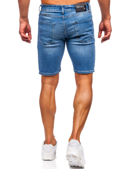 Herr Jeansshorts Marinblå Bolf 0476