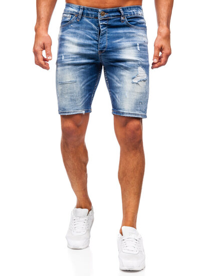 Herr Jeansshorts Marinblå Bolf 0581