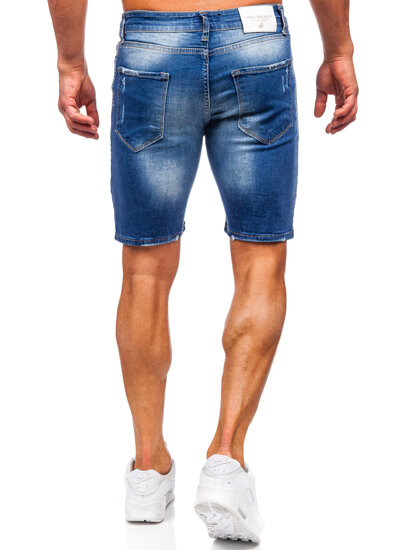 Herr Jeansshorts Marinblå Bolf 0581