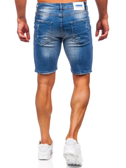 Herr Jeansshorts Marinblå Bolf 0584