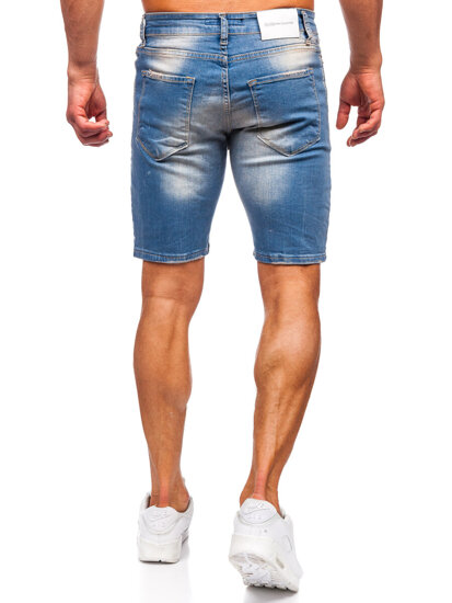 Herr Jeansshorts Marinblå Bolf 0585