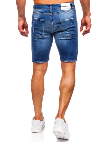 Herr Jeansshorts Marinblå Bolf 0588