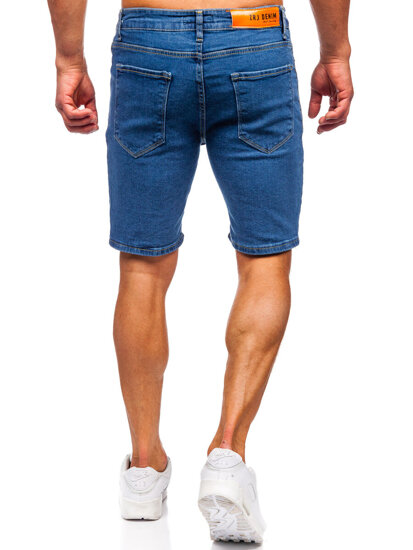 Herr Jeansshorts Marinblå Bolf 0762