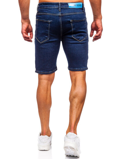 Herr Jeansshorts Marinblå Bolf 0766