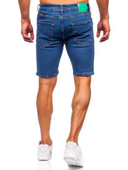 Herr Jeansshorts Marinblå Bolf 0790