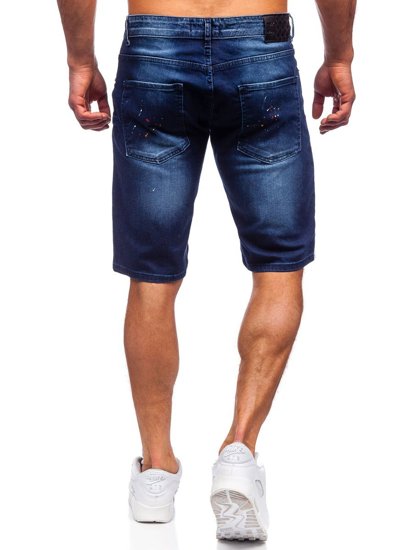 Herr Jeansshorts Marinblå Bolf 3001