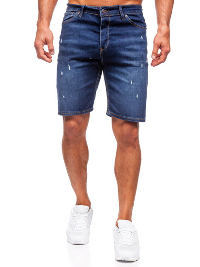 Herr Jeansshorts Marinblå Bolf 5820