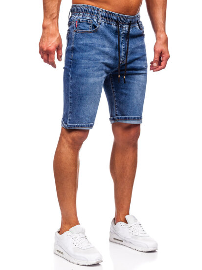 Herr Jeansshorts Marinblå Bolf 9315