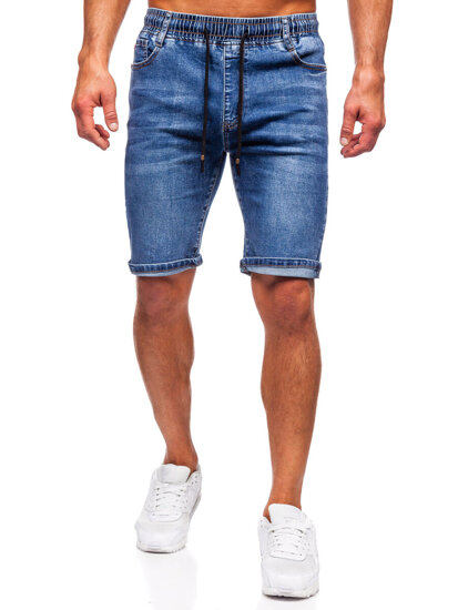 Herr Jeansshorts Marinblå Bolf 9315