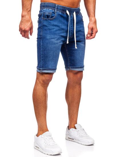 Herr Jeansshorts Marinblå Bolf 9323