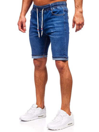 Herr Jeansshorts Marinblå Bolf 9325