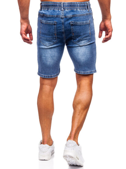 Herr Jeansshorts Marinblå Bolf 9329