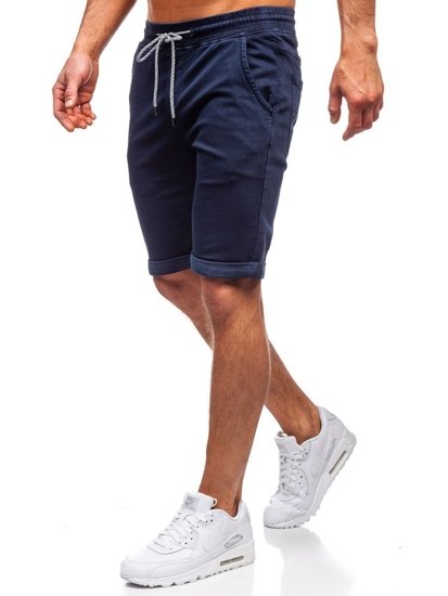 Herr Jeansshorts Marinblå Bolf KG3723